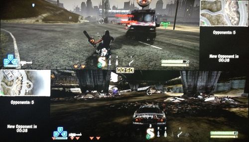 Twisted Metal - 4 Player Local Splitscreen Deathmatch Exhibition 