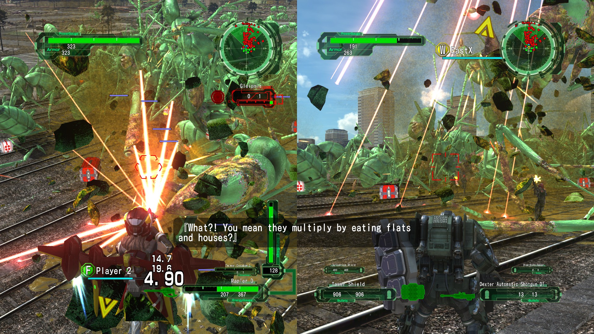 Earth Defense Force 6 Steam split-screen co-op