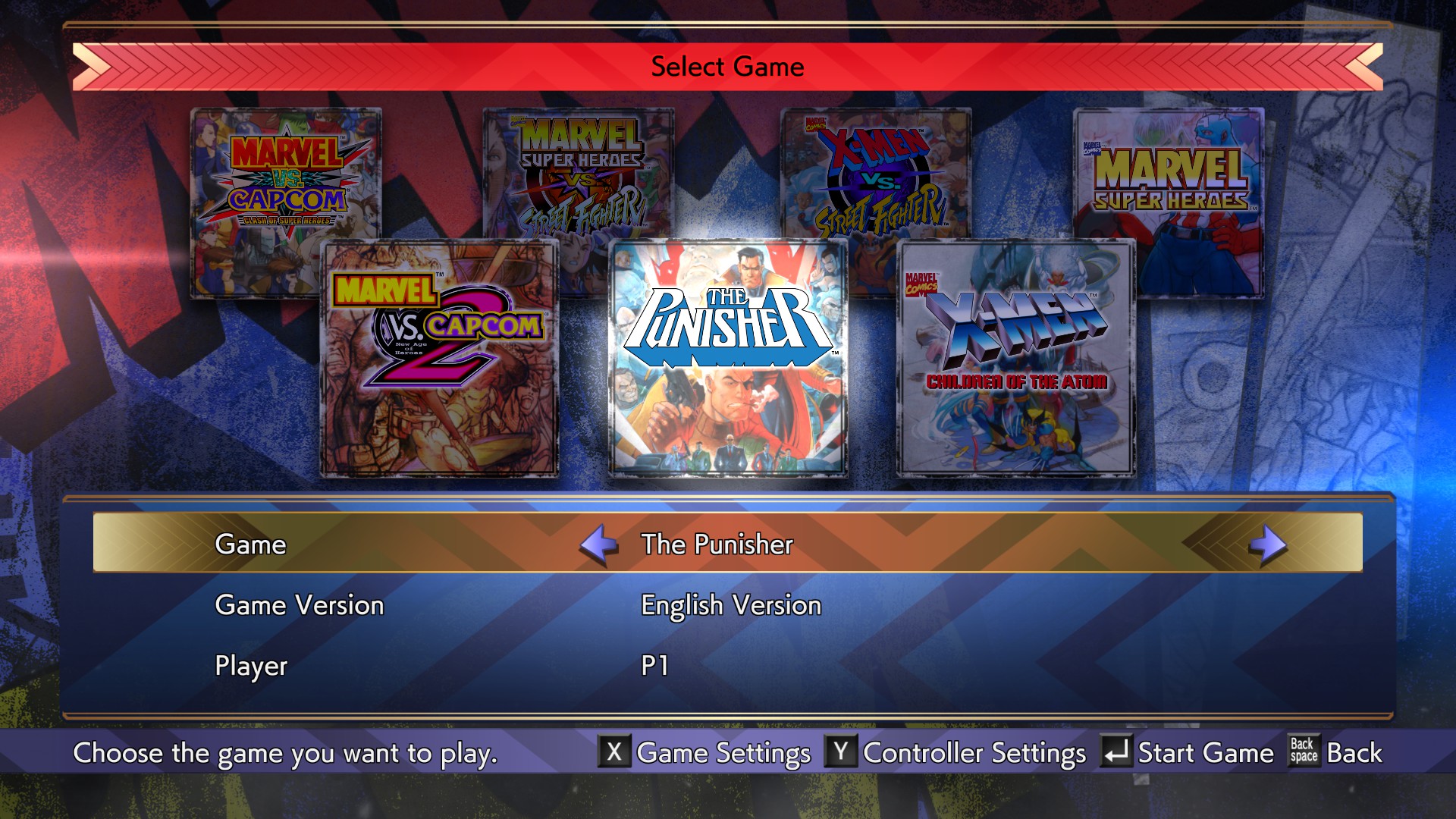 Marvel VS. Capcom Fighting Collection Steam Select Game